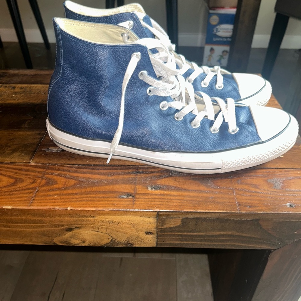 Leather Chuck Taylors/DOLD